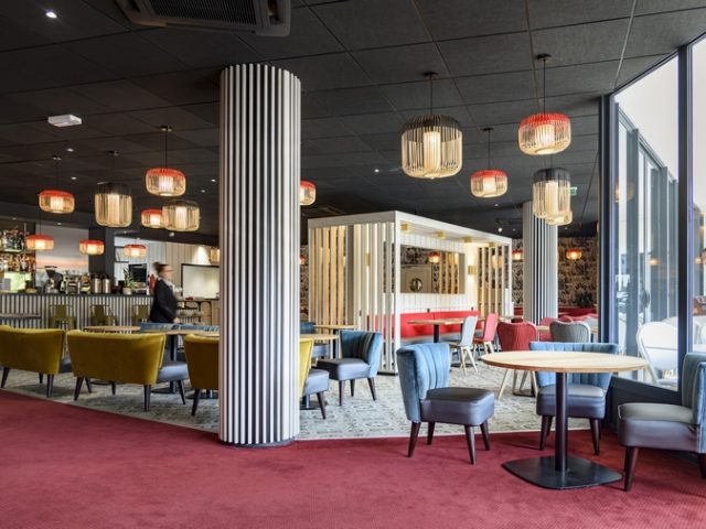 Front view of the hotel