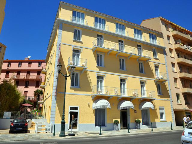 Front view of the hotel
