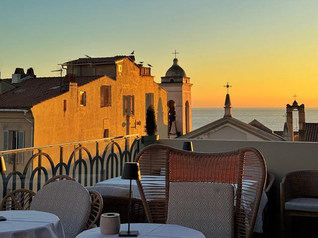 Front view of the hotel