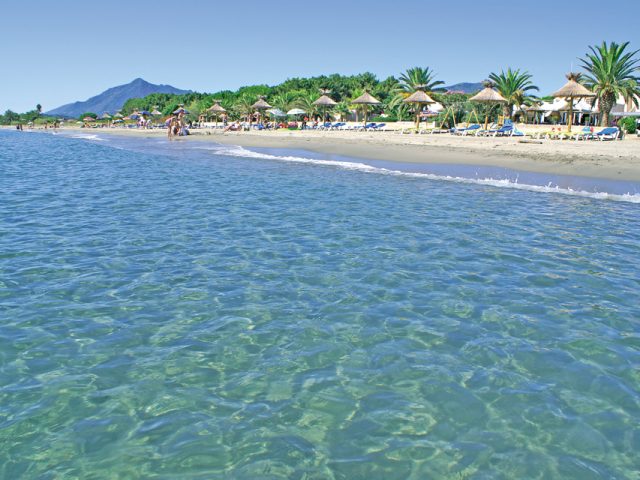 Front view of the hotel