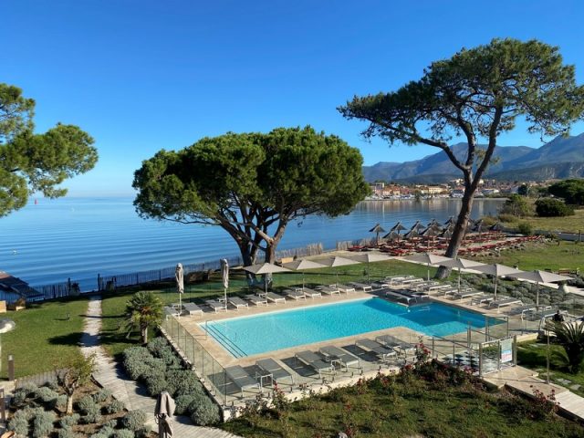 Front view of the hotel