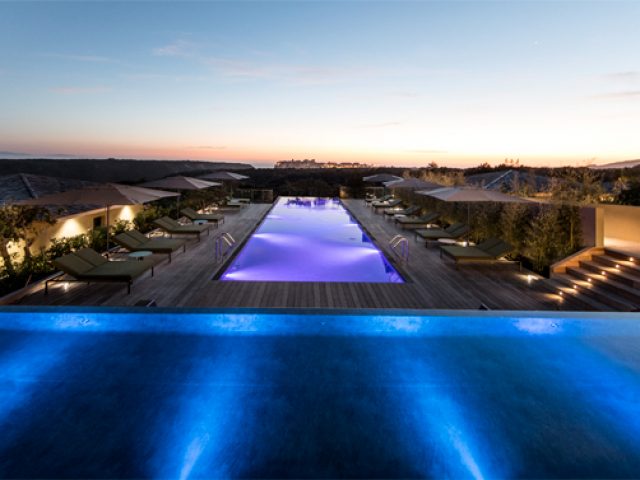 Front view of the hotel