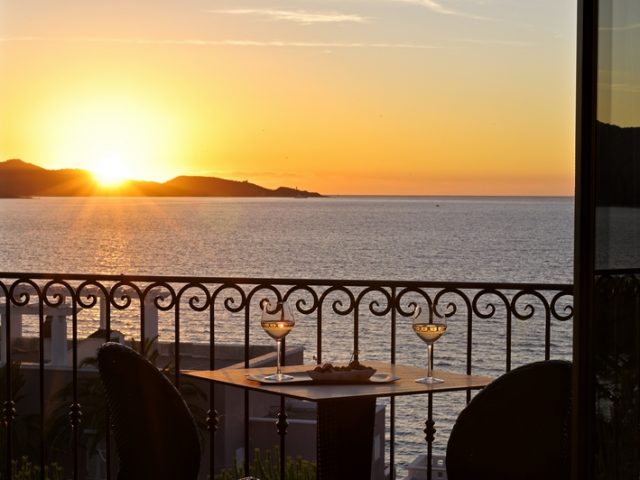 Front view of the hotel