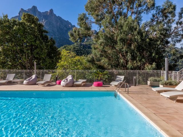 Front view of the hotel