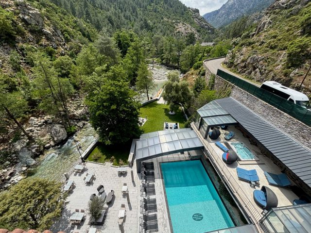 Front view of the hotel