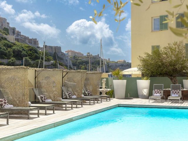 Front view of the hotel